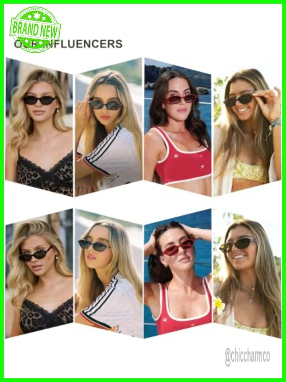 Retro Rectangle Polarized Sunglasses - UV400 Y2K
